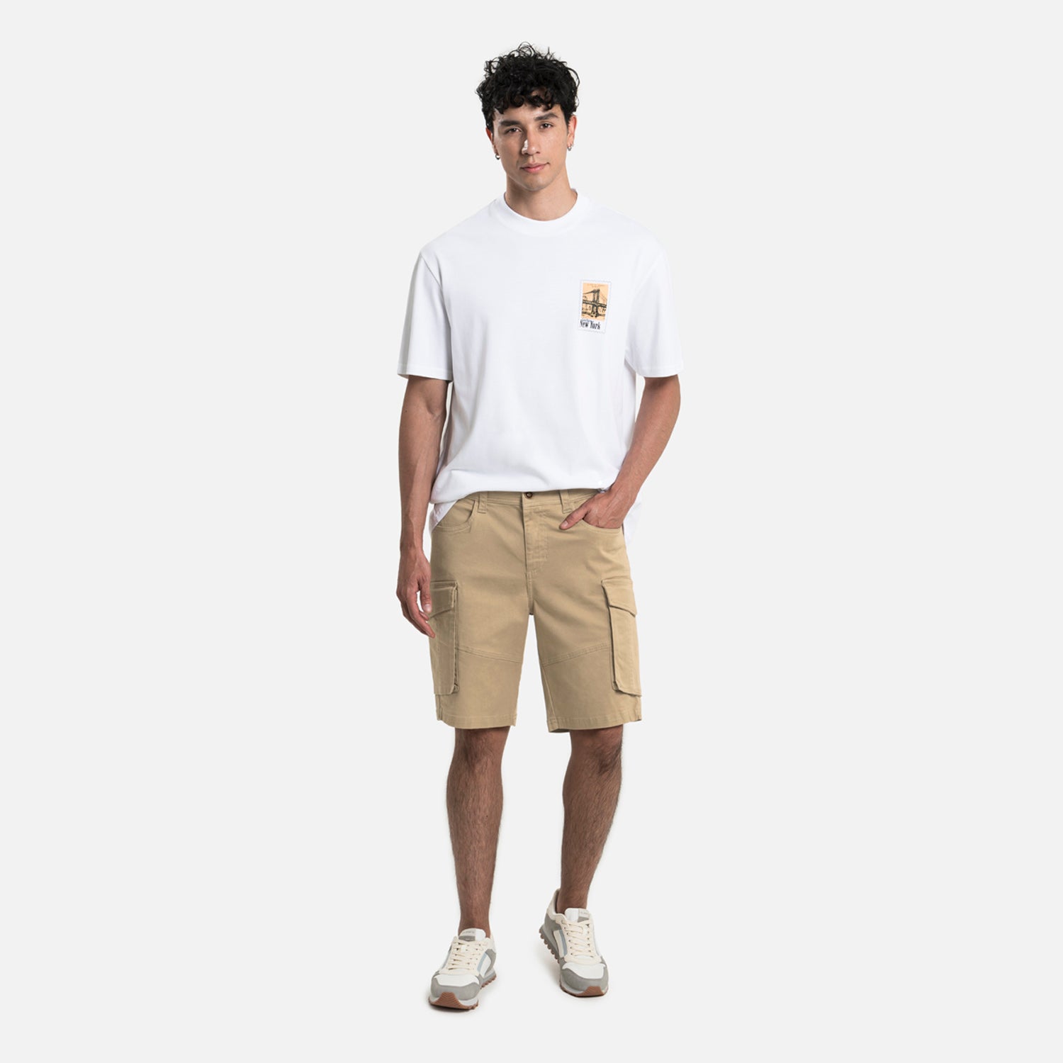 BERMUDA CARGO COLOR BEIGE