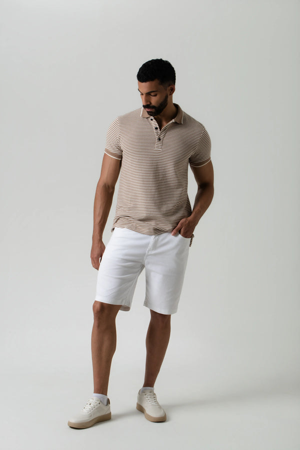 BERMUDA 5 BOLSILLOS COLOR BLANCO OPTICO