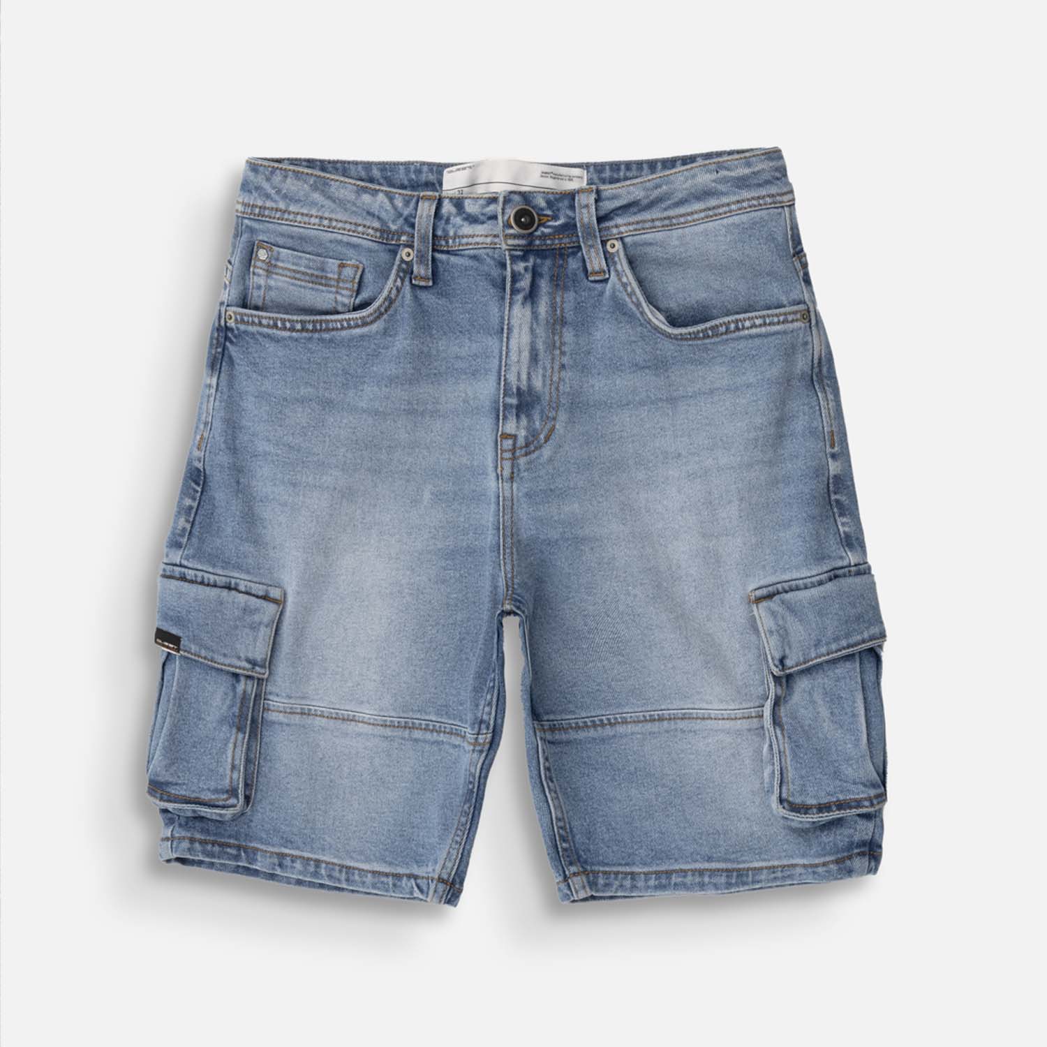 BERMUDA CARGO COLOR AZUL CLARO