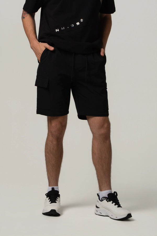 BERMUDA CARGO COLOR NEGRO