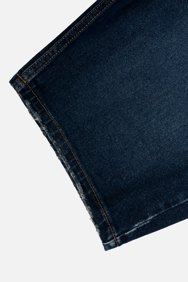 BERMUDA 5 BOLSILLOS COLOR AZUL OSCURO