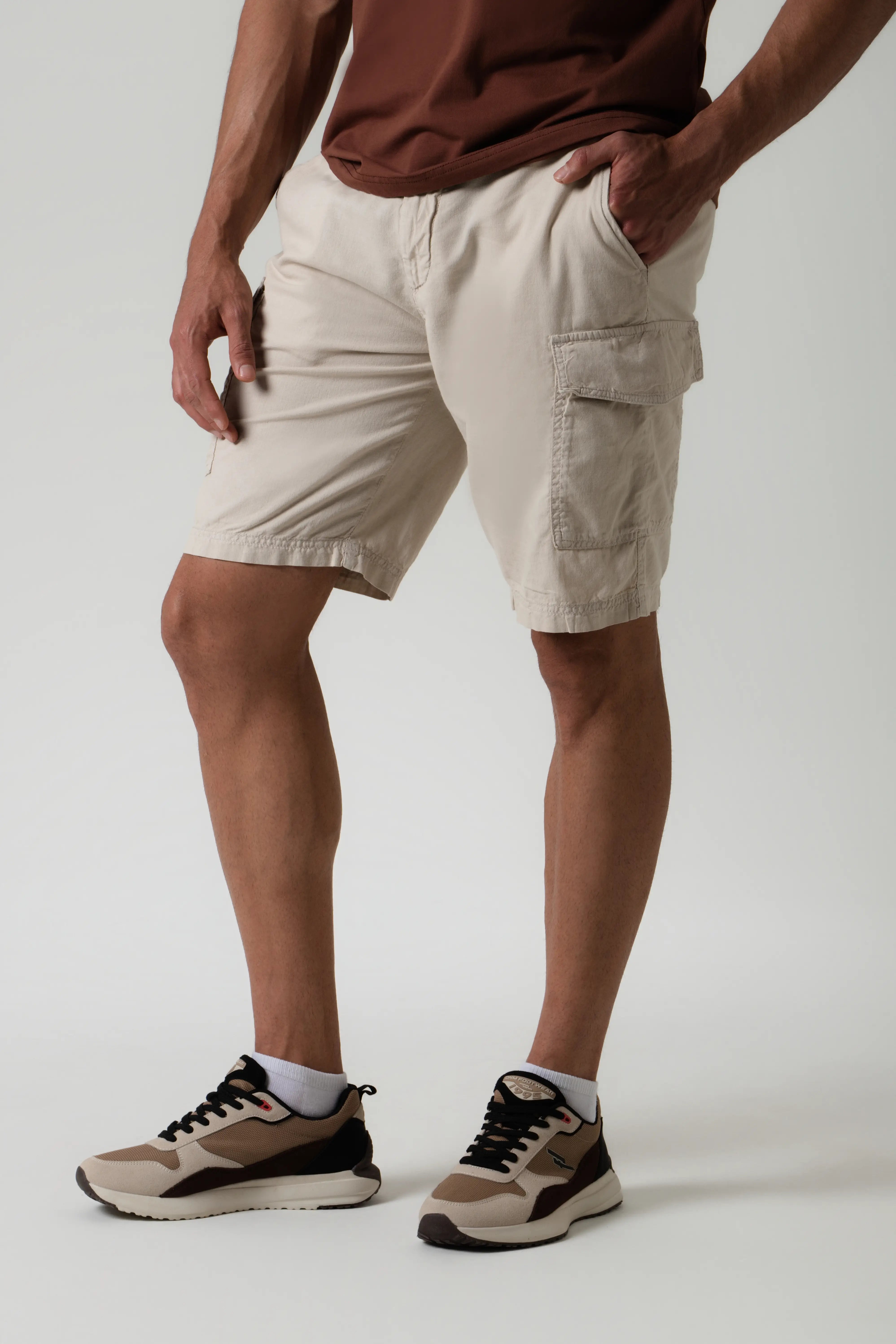 BERMUDA TIPO CHINO COLOR BEIGE