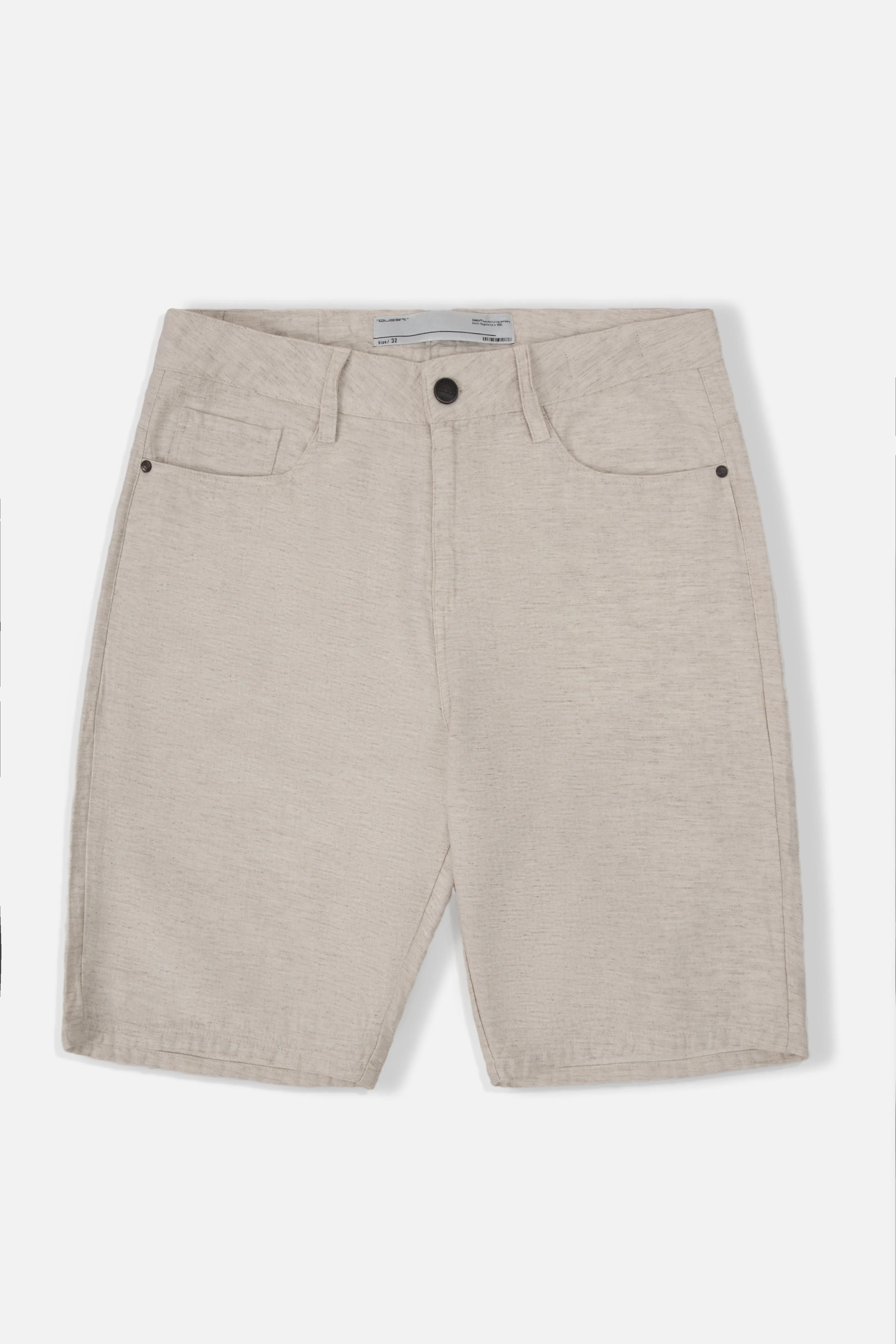 BERMUDA 5 BOLSILLOS COLOR IVORY