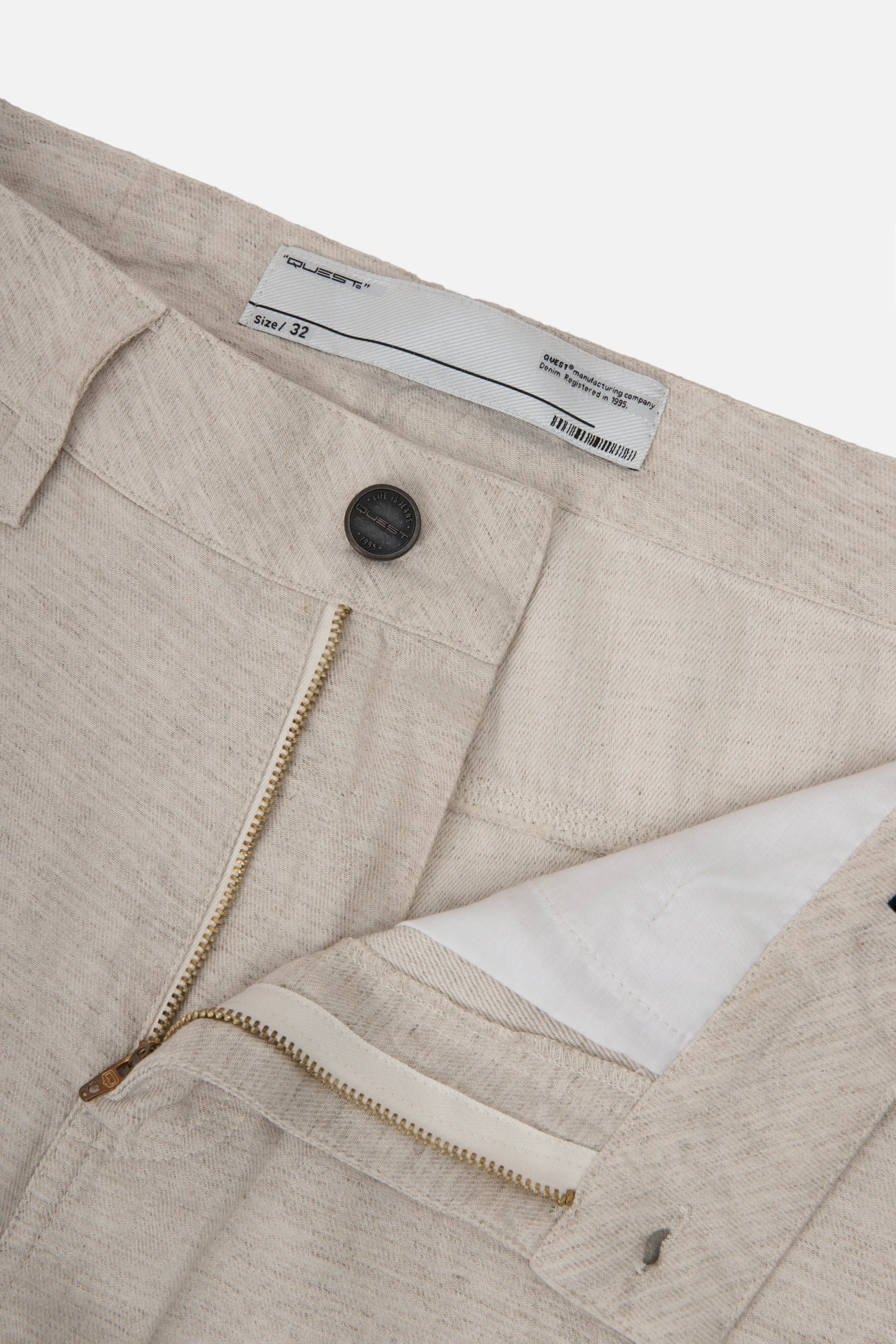 BERMUDA 5 BOLSILLOS COLOR IVORY