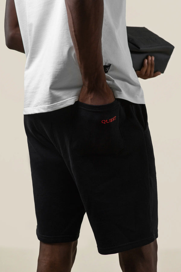 Bermuda Jogg América de Cali - Algodón Premium Negro