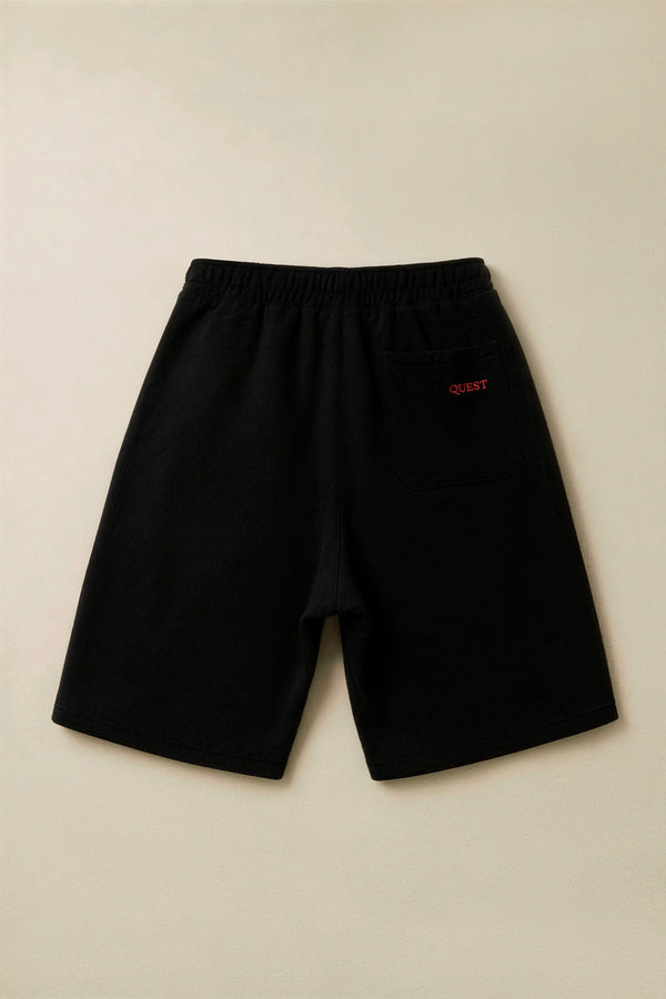 Bermuda Jogg América de Cali - Algodón Premium Negro