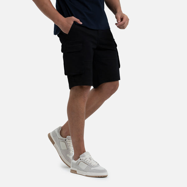 BERMUDA CARGO COLOR NEGRO