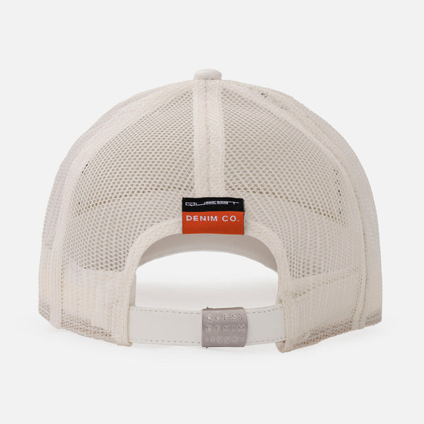 GORRA CAMIONERA COLOR BLANCO BLANCO
