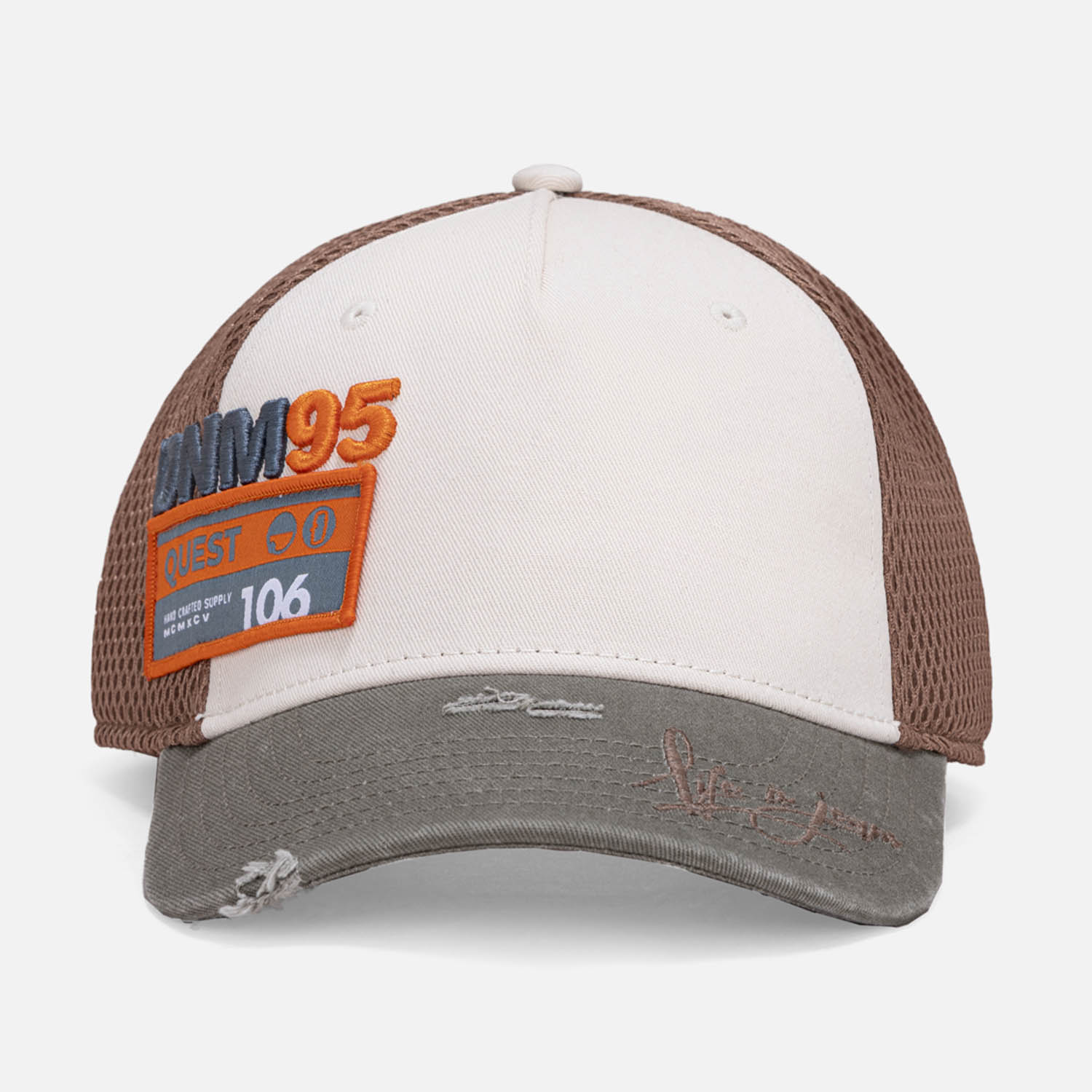 GORRA CAMIONERA COLOR CAFE