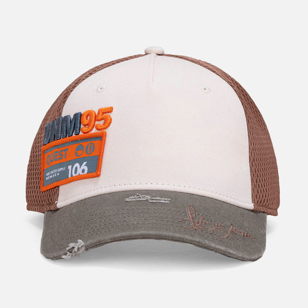 GORRA CAMIONERA COLOR CAFE