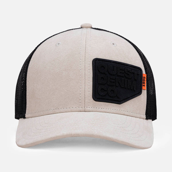 GORRA CAMIONERA COLOR WHITECAP GRAY