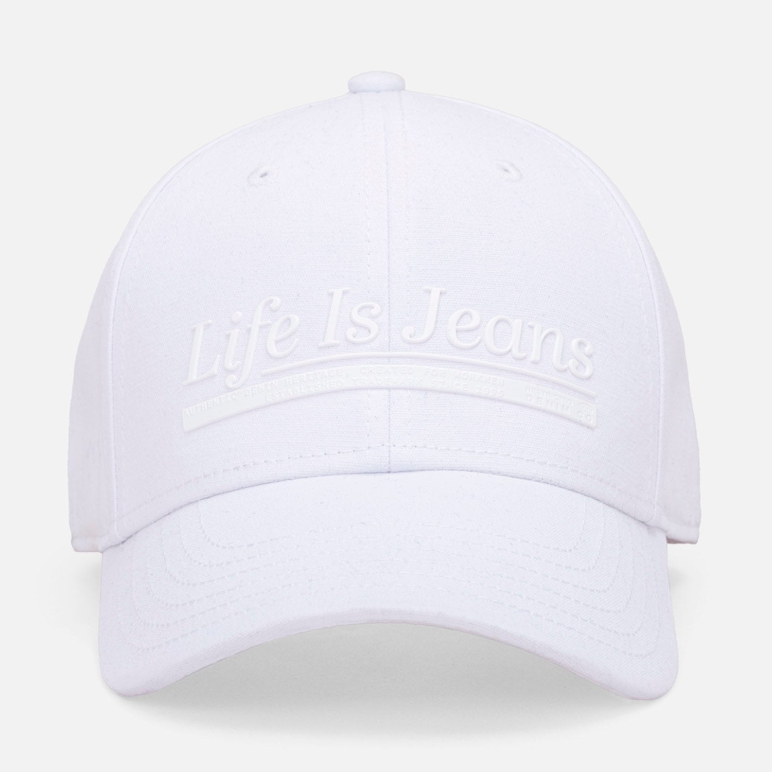 GORRA BEISBOLERA COLOR BLANCO BLANCO