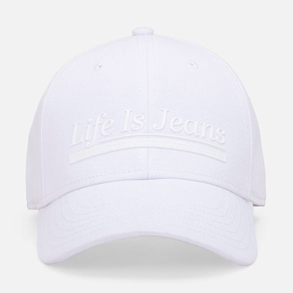 GORRA BEISBOLERA COLOR BLANCO BLANCO