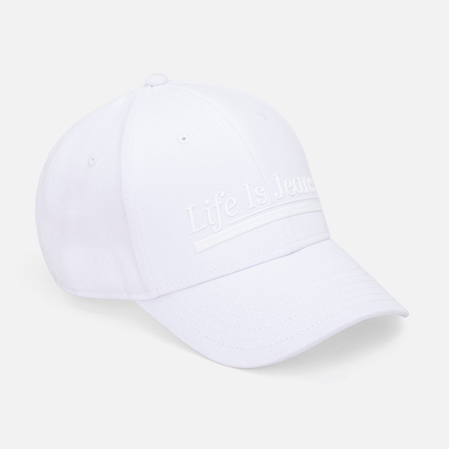 GORRA BEISBOLERA COLOR BLANCO BLANCO
