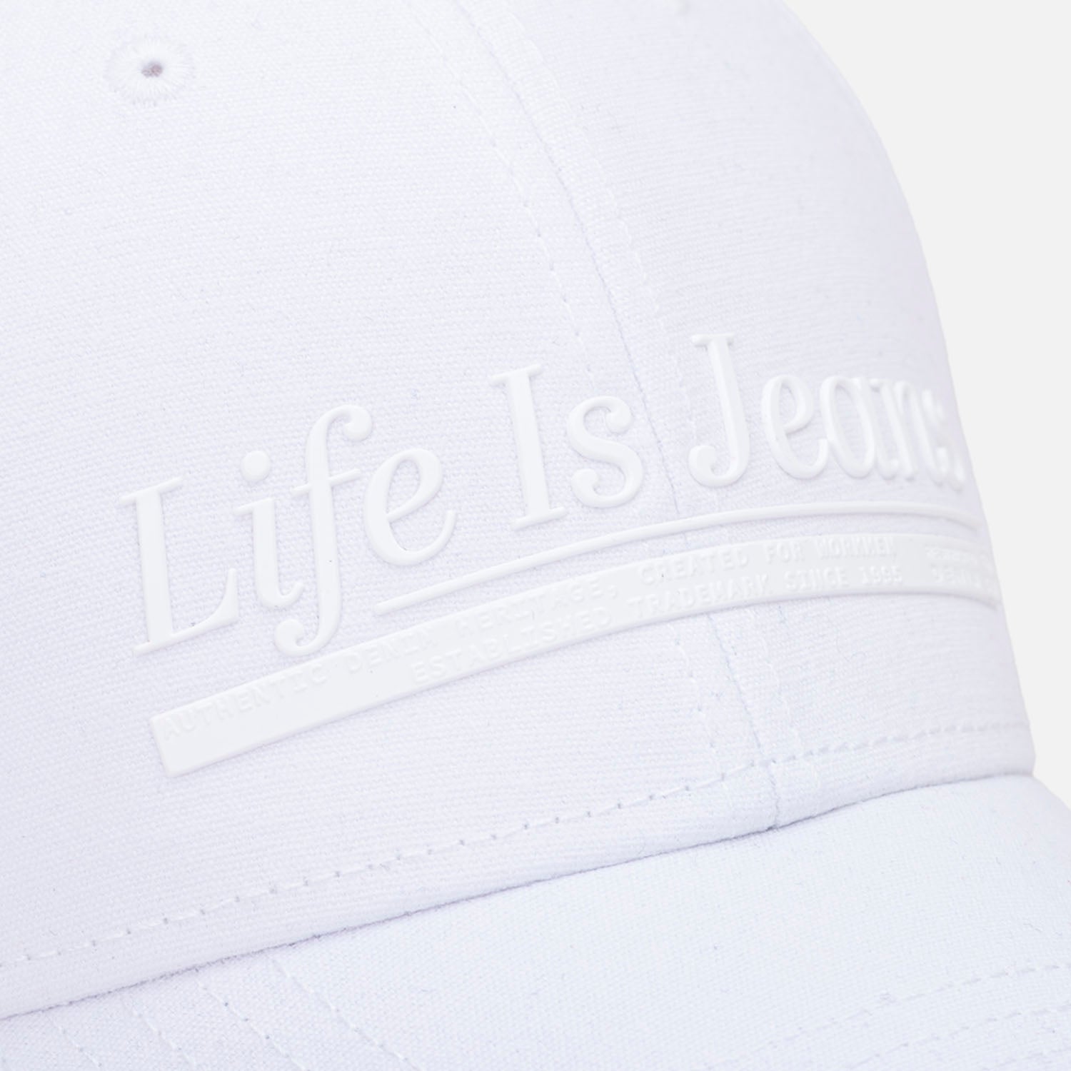 GORRA BEISBOLERA COLOR BLANCO BLANCO