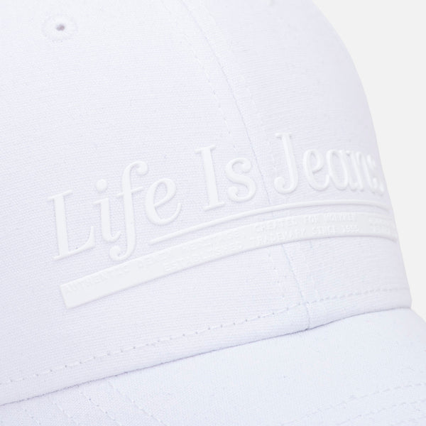 GORRA BEISBOLERA COLOR BLANCO BLANCO