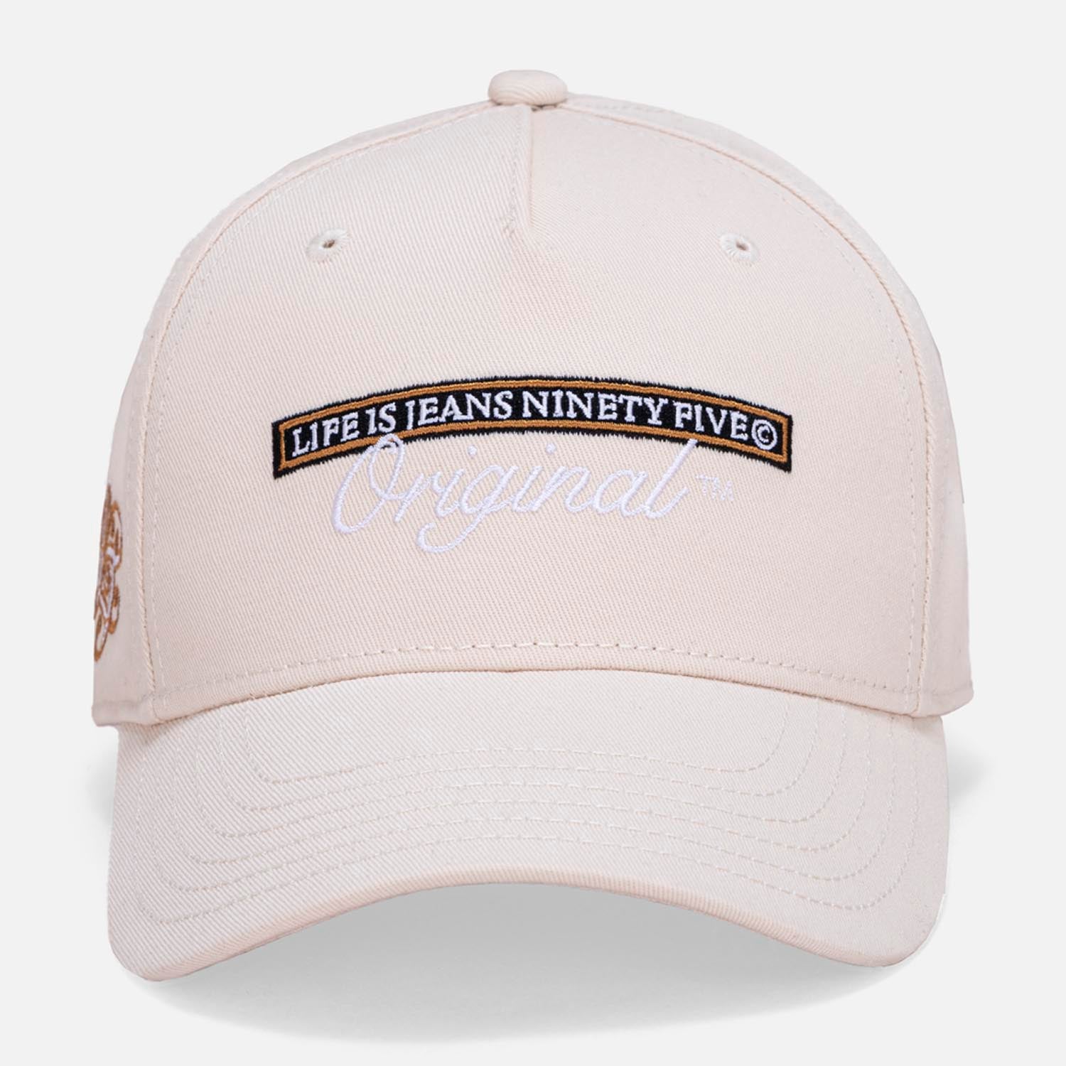 GORRA BEISBOLERA COLOR IVORY