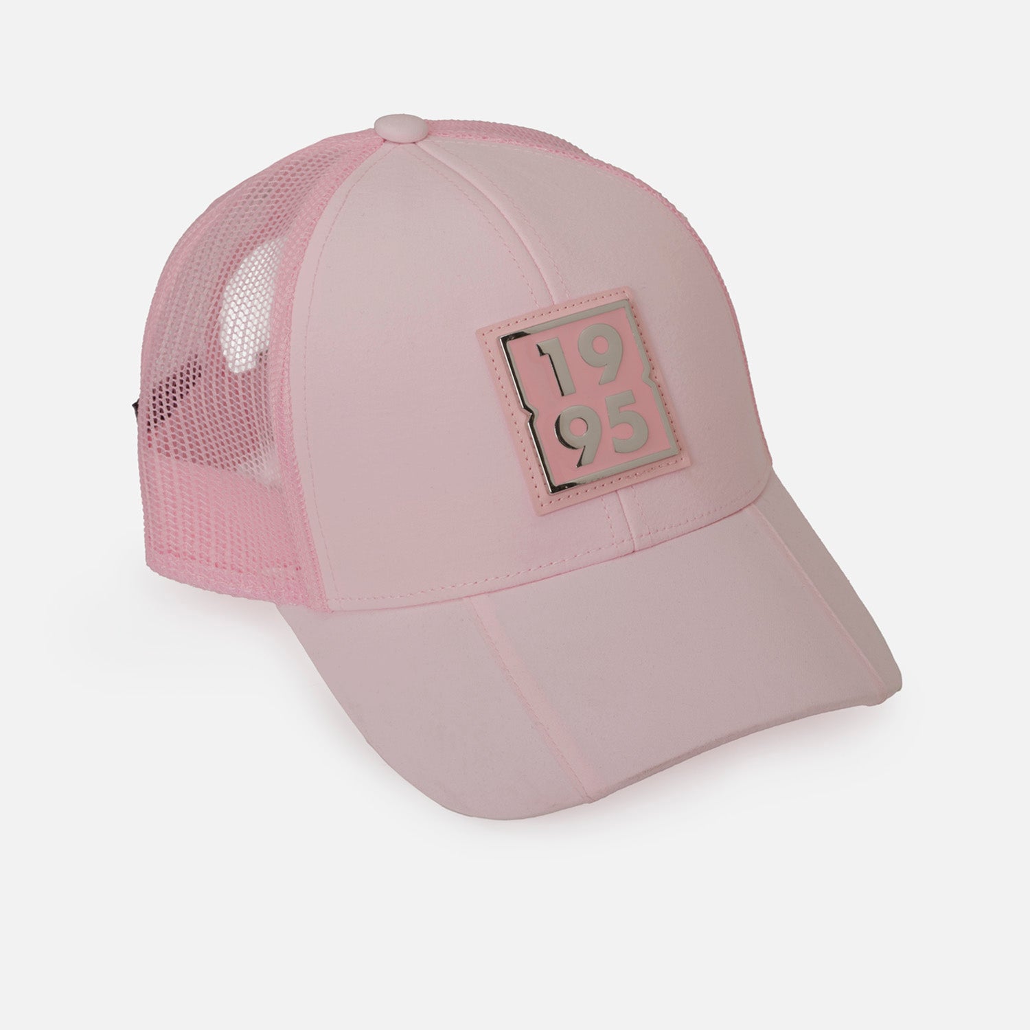GORRA CAMIONERA COLOR ROSADO EMPOLVADO
