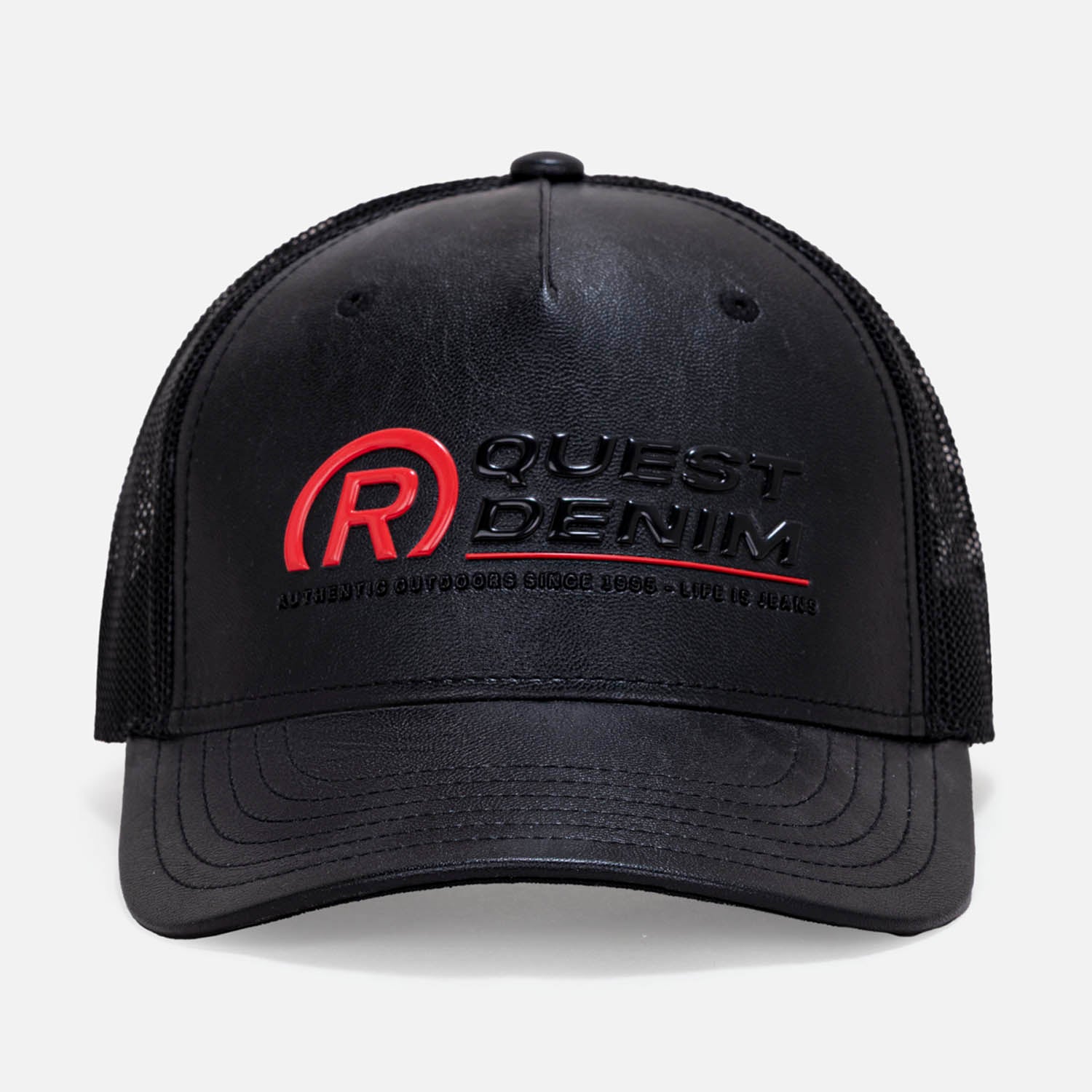 GORRA CAMIONERA COLOR NEGRO