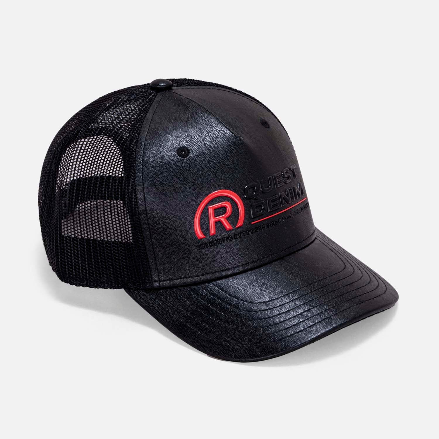 GORRA CAMIONERA COLOR NEGRO
