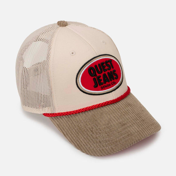 GORRA CAMIONERA COLOR WHITECAP GRAY