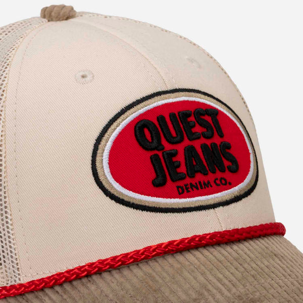 GORRA CAMIONERA COLOR WHITECAP GRAY