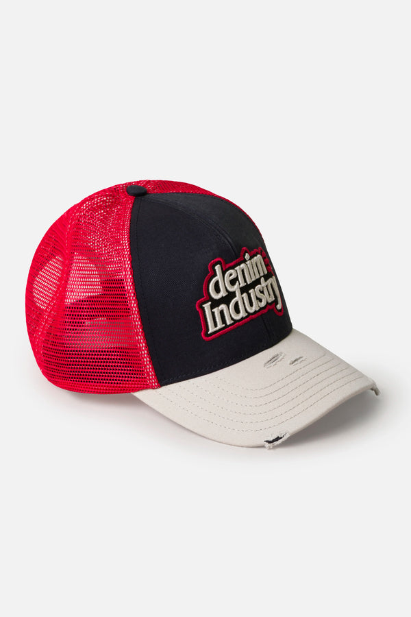 GORRA CAMIONERA COLOR ROJO