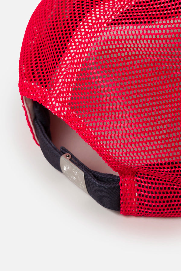 GORRA CAMIONERA COLOR ROJO