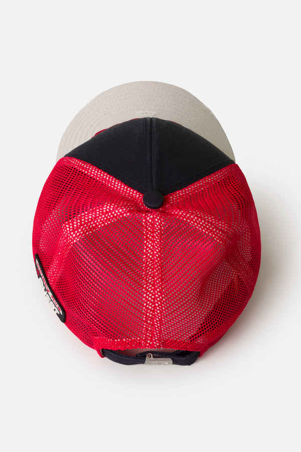 GORRA CAMIONERA COLOR ROJO