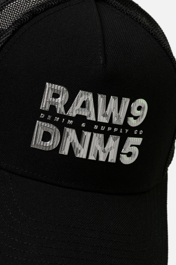 GORRA CAMIONERA COLOR NEGRO