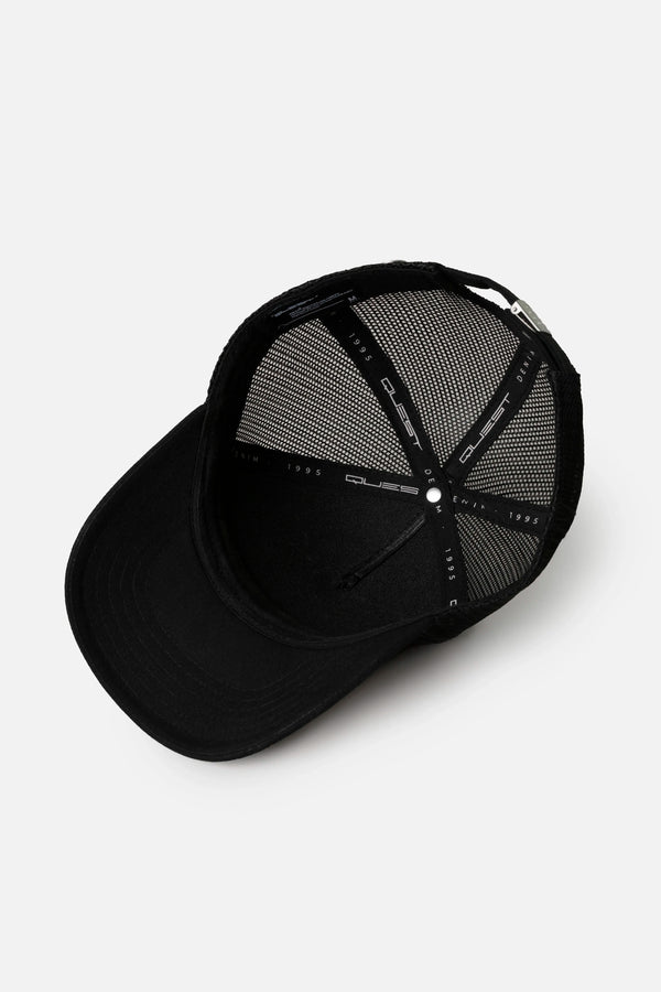 GORRA CAMIONERA COLOR NEGRO