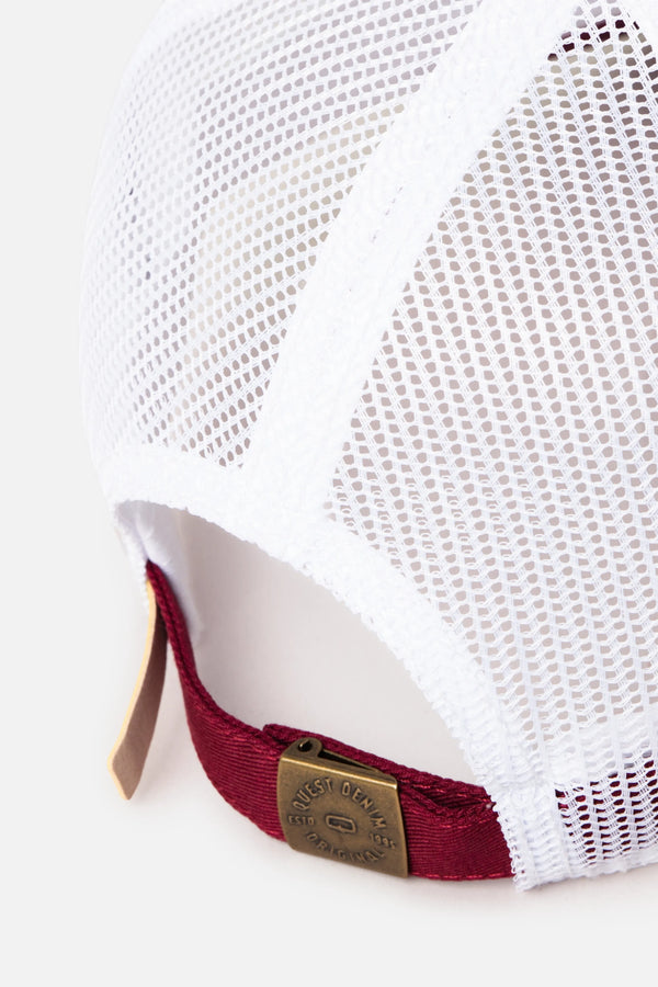 GORRA CAMIONERA COLOR BLANCO BLANCO