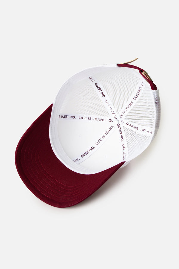 GORRA CAMIONERA COLOR BLANCO BLANCO
