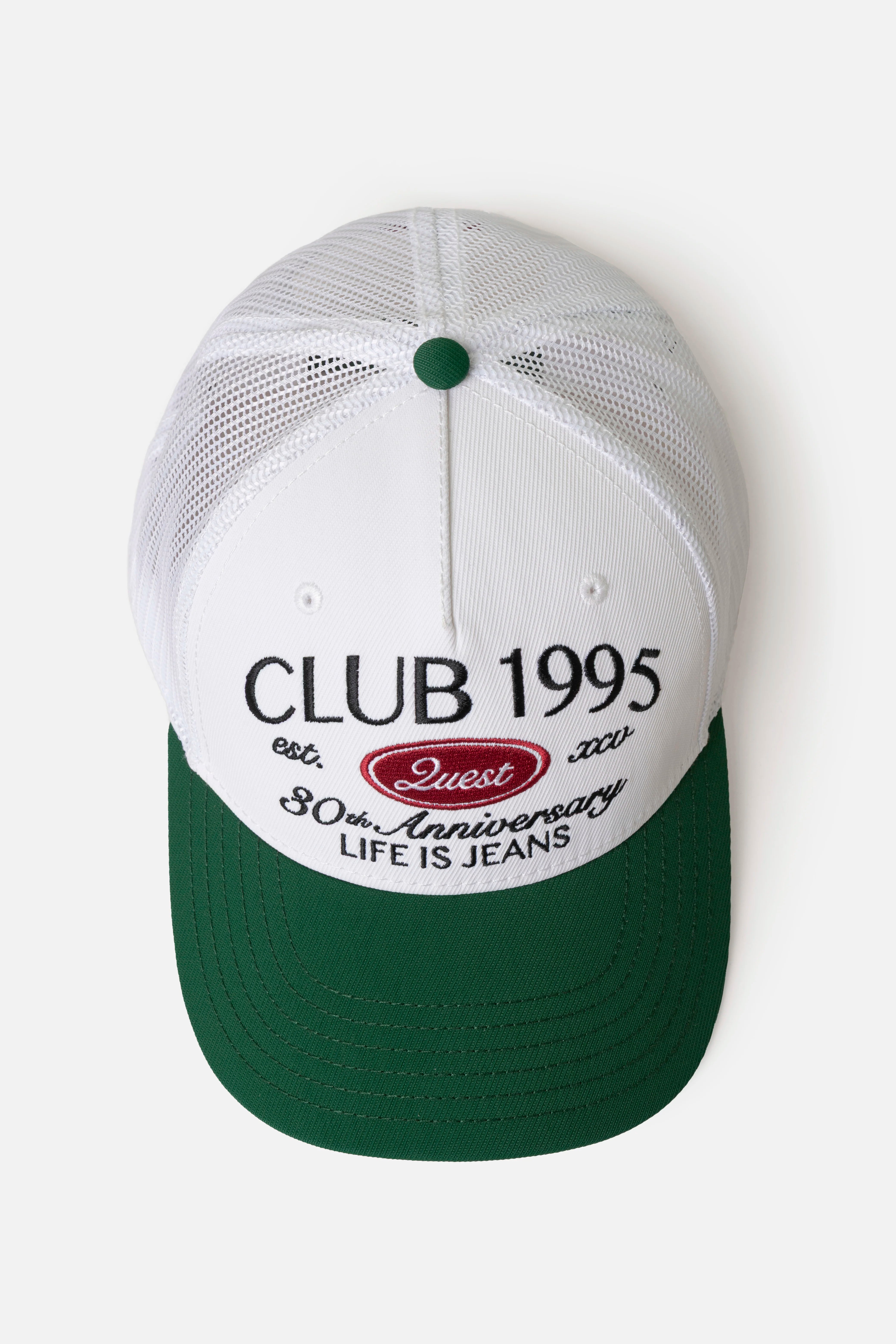 GORRA CAMIONERA COLOR BLANCO OPTICO