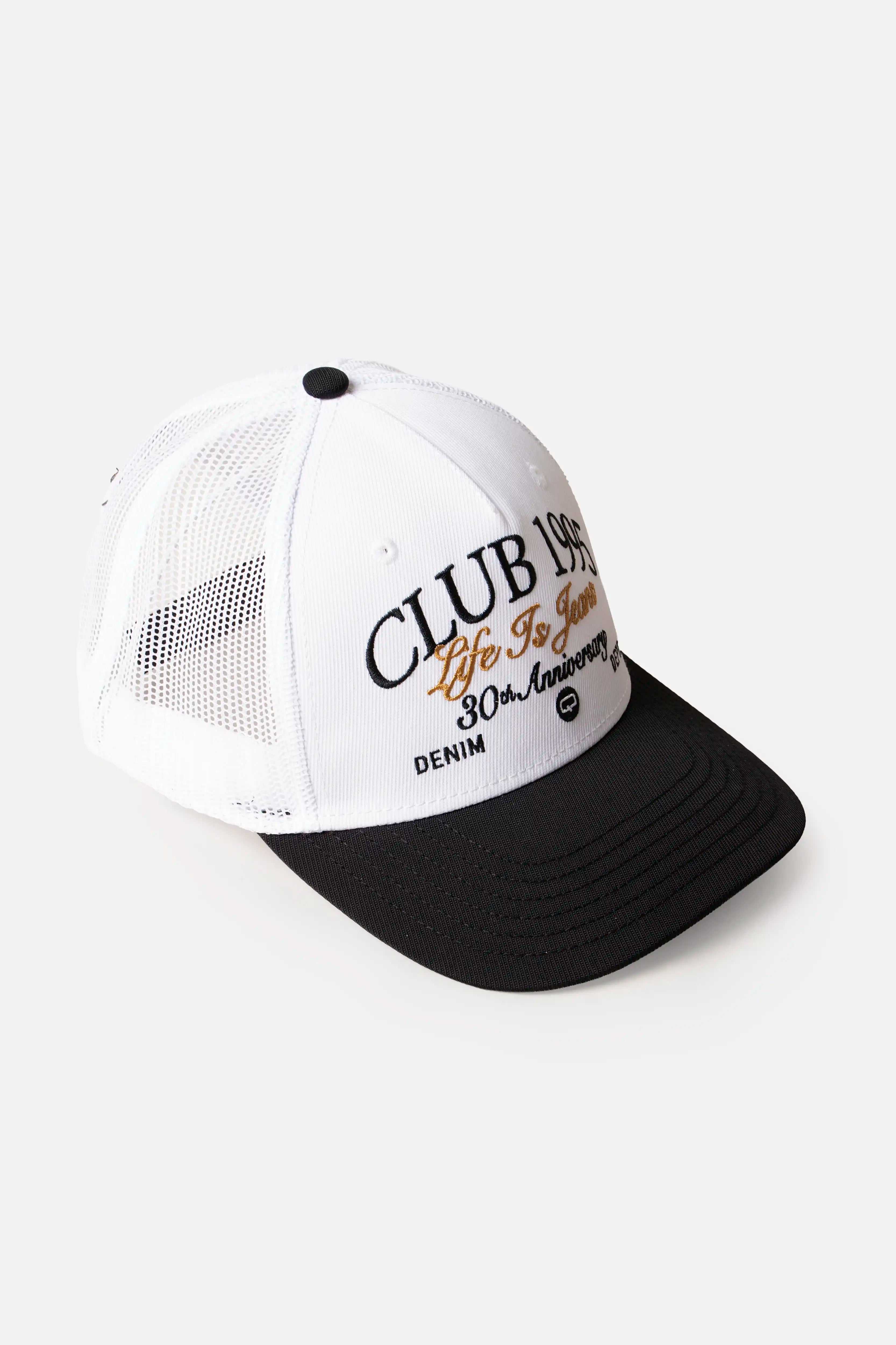 GORRA CAMIONERA COLOR BLANCO BLANCO