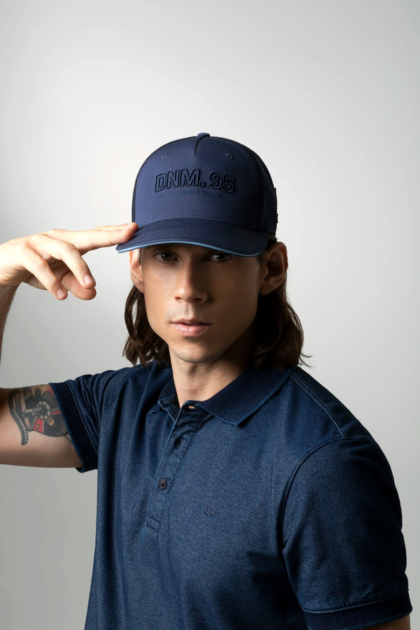 GORRA CAMIONERA COLOR AZUL NOCHE