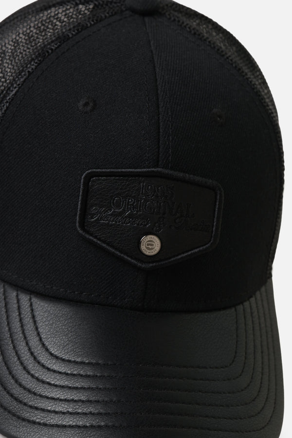 GORRA CAMIONERA COLOR NEGRO