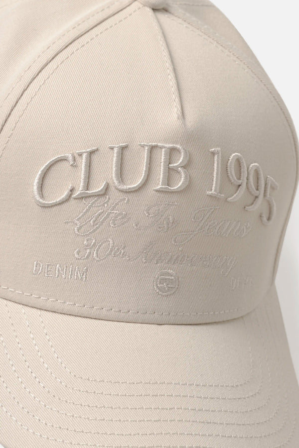 GORRA BEISBOLERA COLOR IVORY