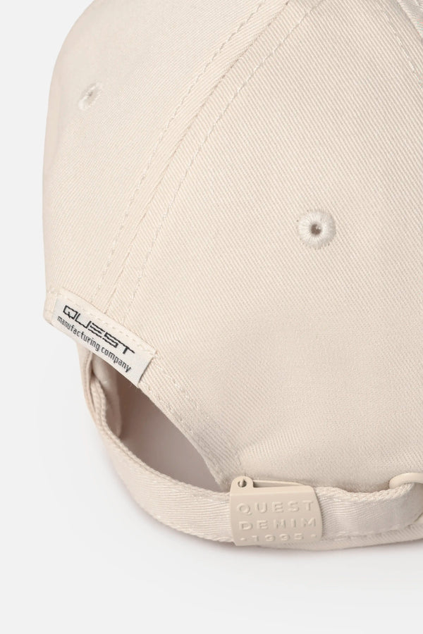 GORRA BEISBOLERA COLOR IVORY