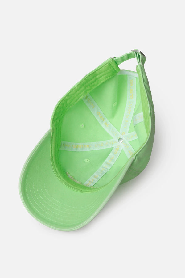 GORRA BEISBOLERA COLOR LIMA CLARO