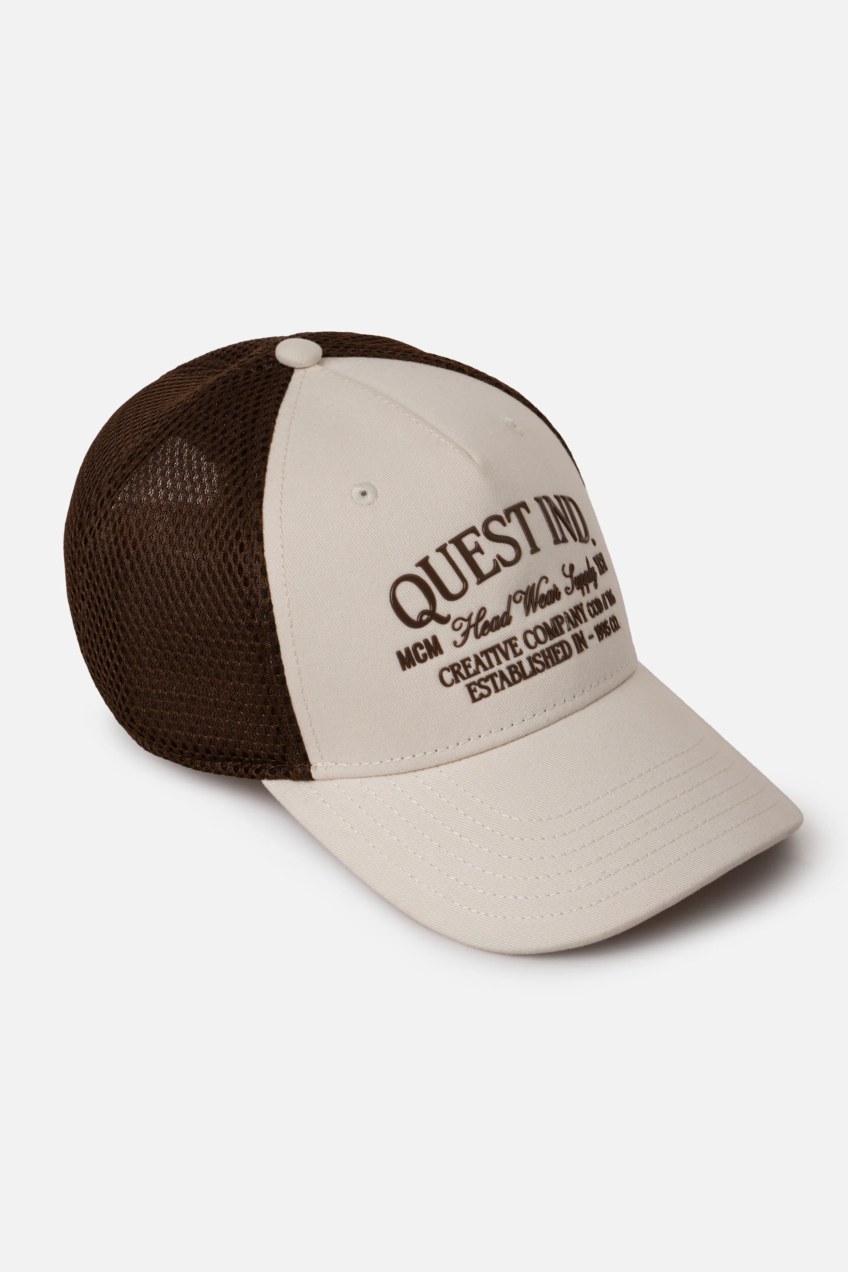 GORRA CAMIONERA COLOR IVORY