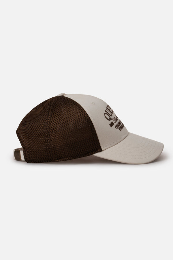 GORRA CAMIONERA COLOR IVORY