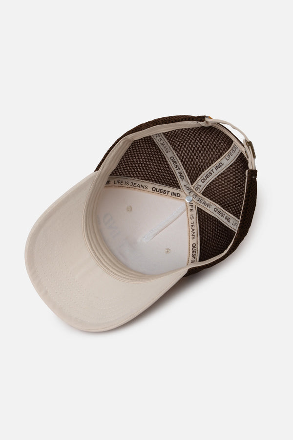 GORRA CAMIONERA COLOR IVORY