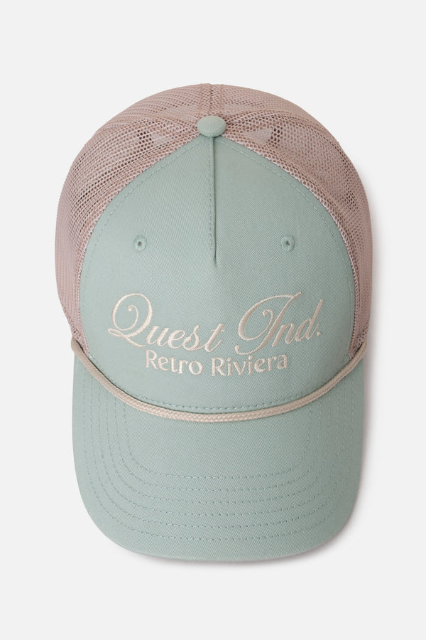 GORRA CAMIONERA COLOR FROSTY GREEN