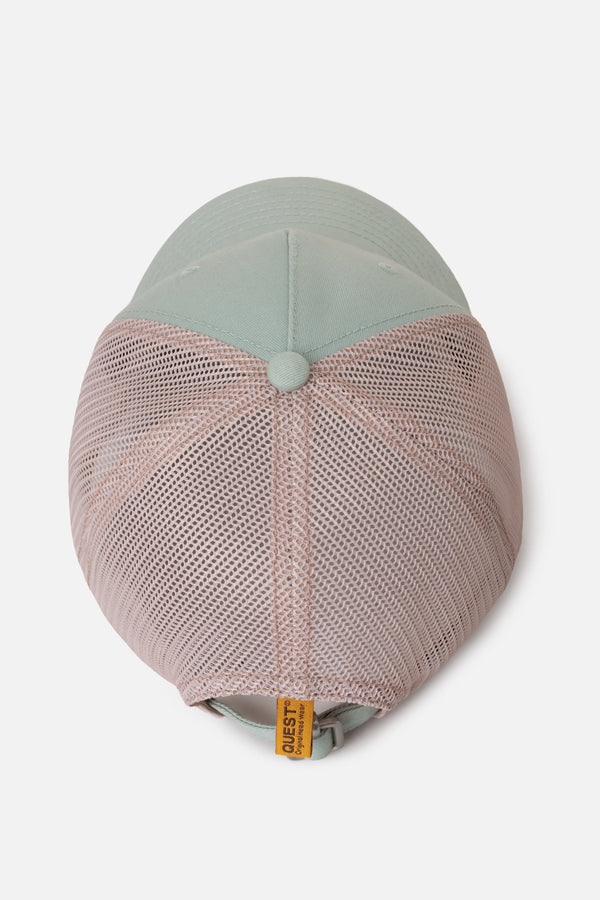 GORRA CAMIONERA COLOR FROSTY GREEN