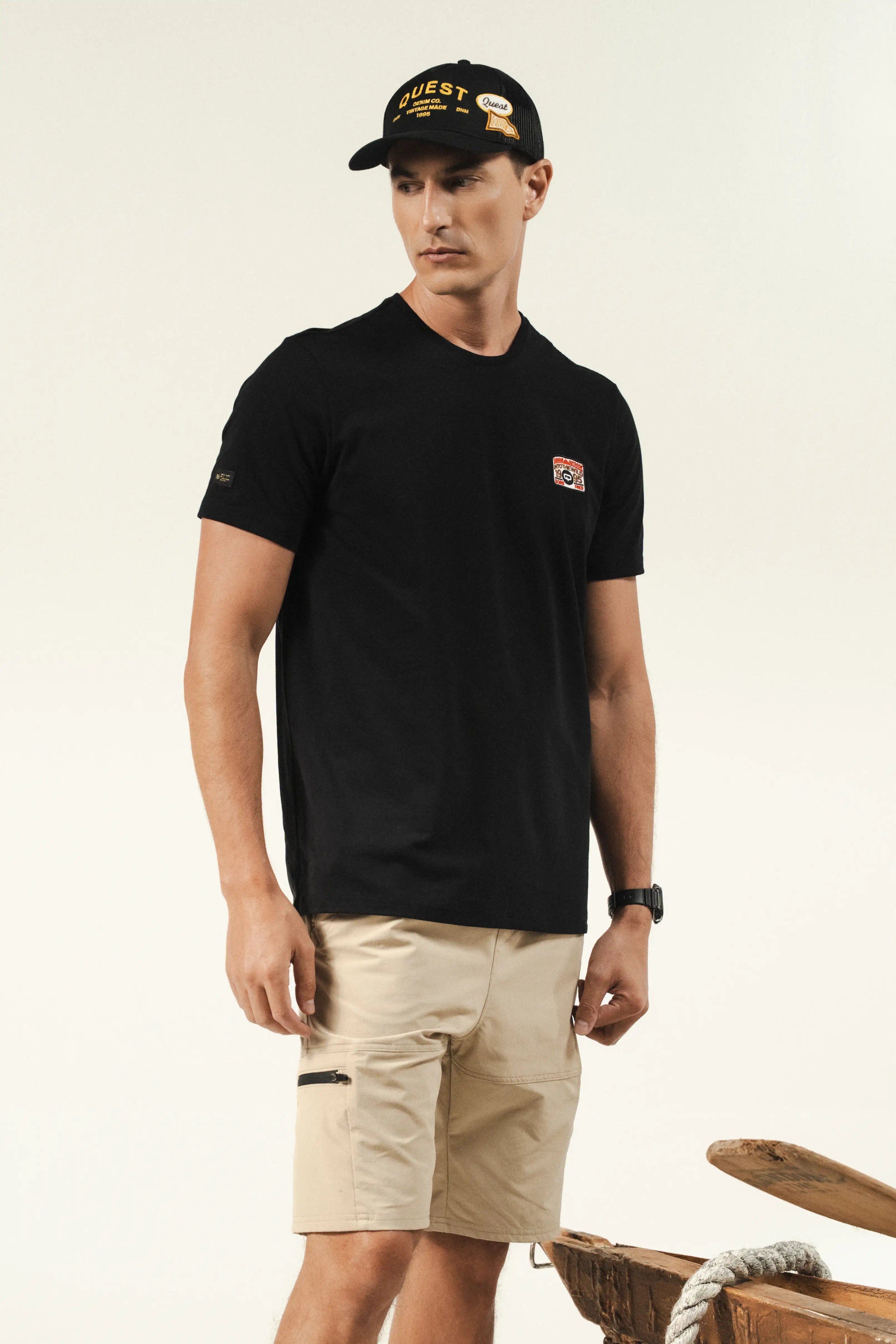 GORRA CAMIONERA COLOR NEGRO