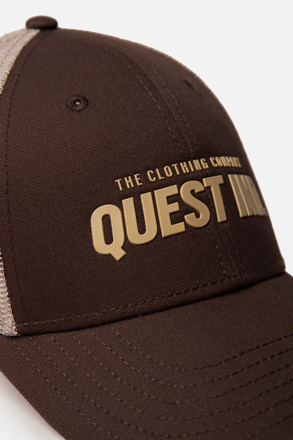 GORRA CAMIONERA COLOR BRUNETTE