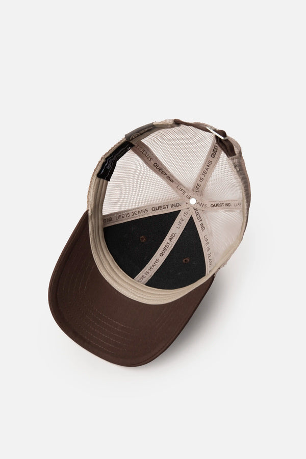 GORRA CAMIONERA COLOR BRUNETTE