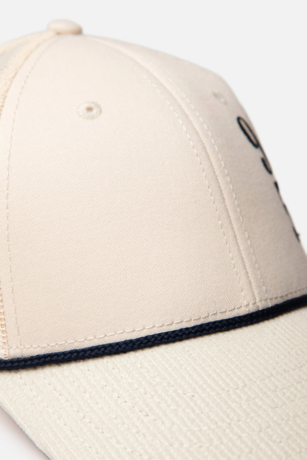 GORRA CAMIONERA COLOR IVORY