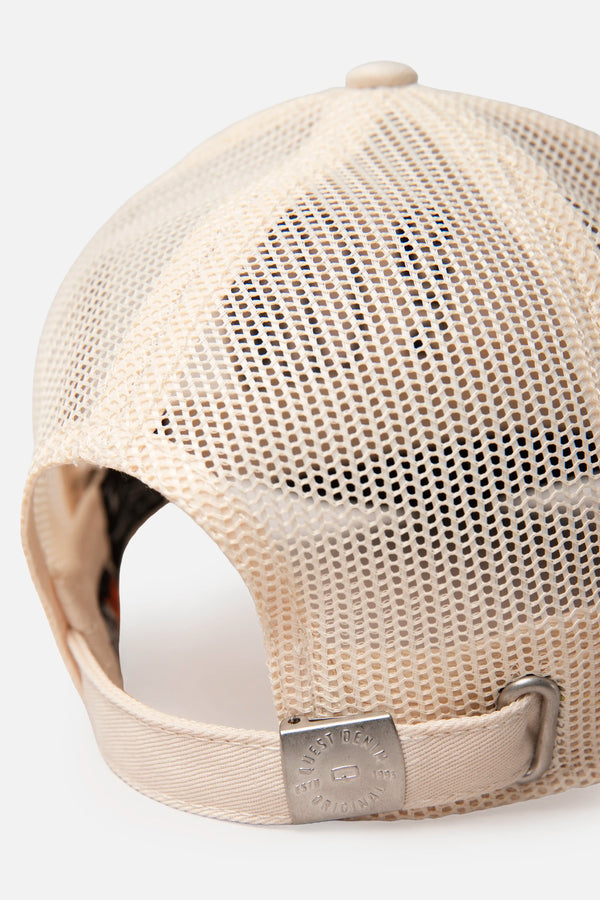 GORRA CAMIONERA COLOR IVORY